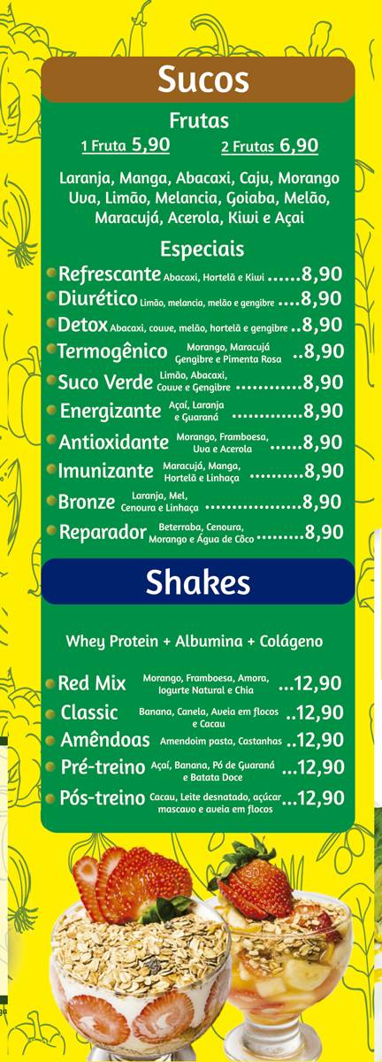 Eat Fit Alimentação Saudável cardápio