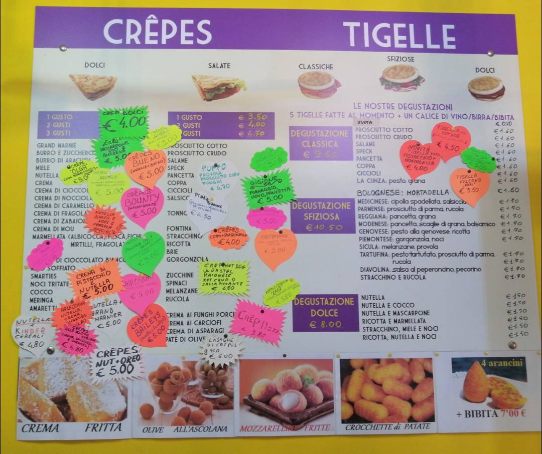 Menu di Eclù La Crêperie 
