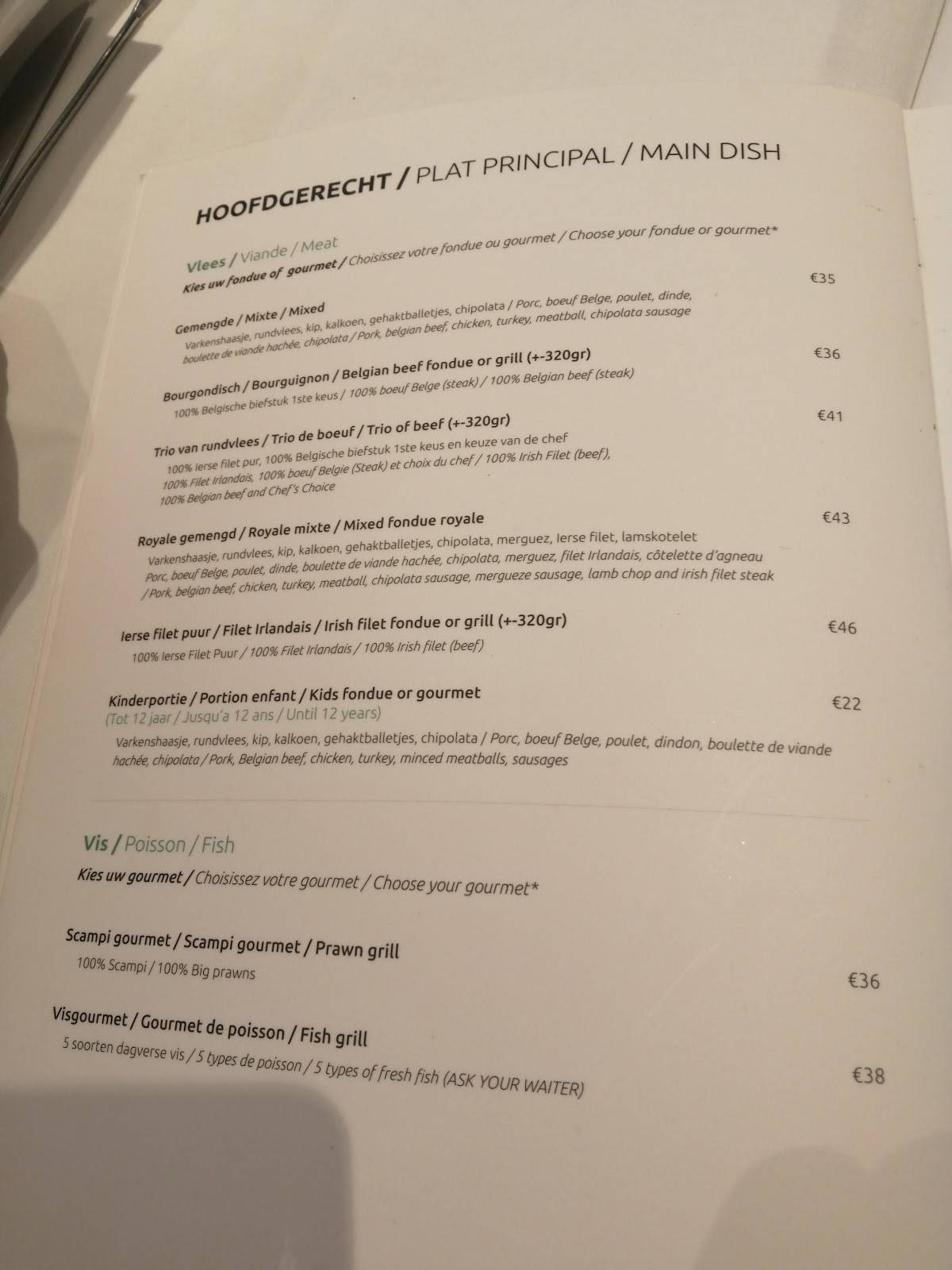 Menu de Eclips