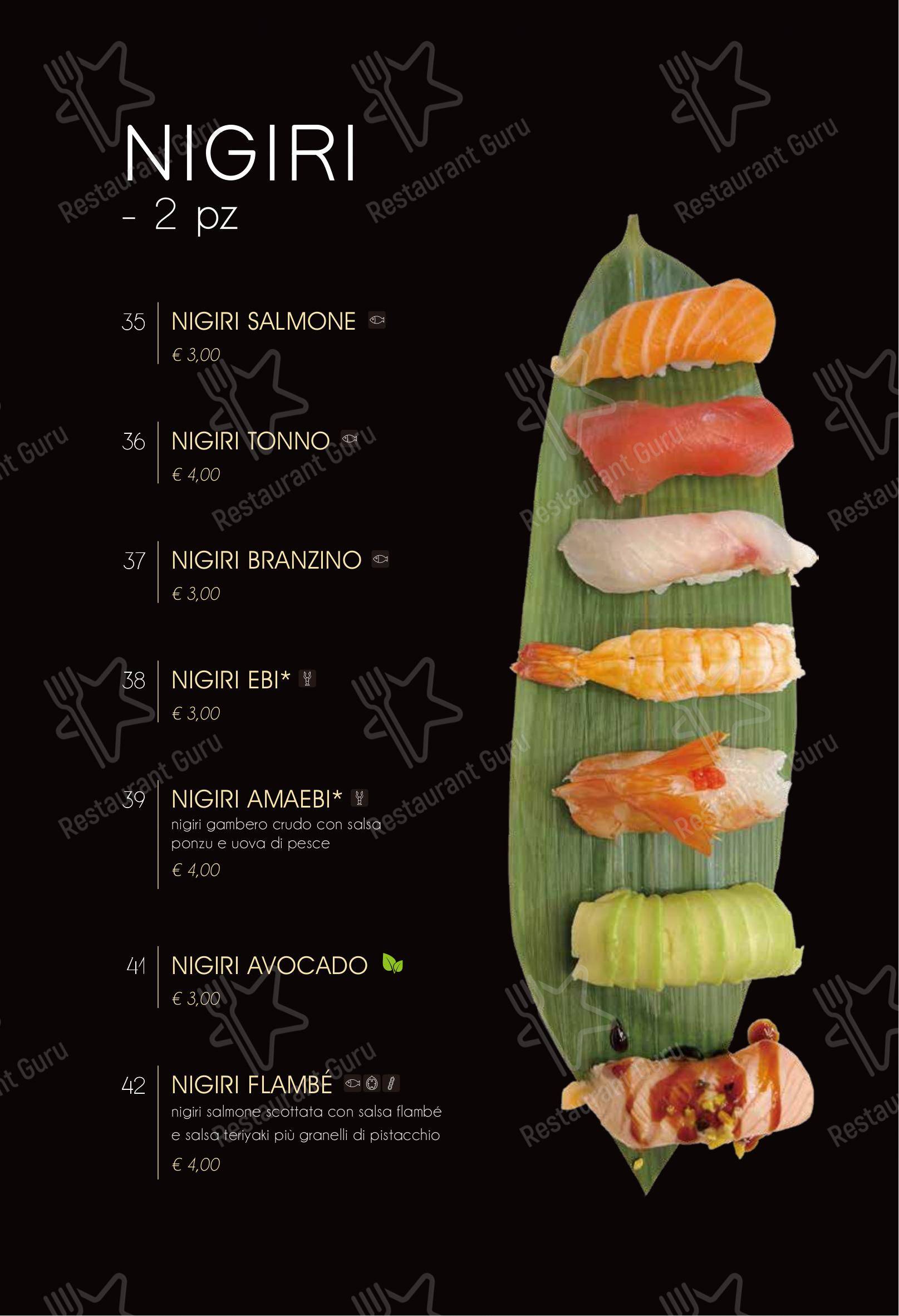 菜单 per Ristorante Elite Sushi in Erba