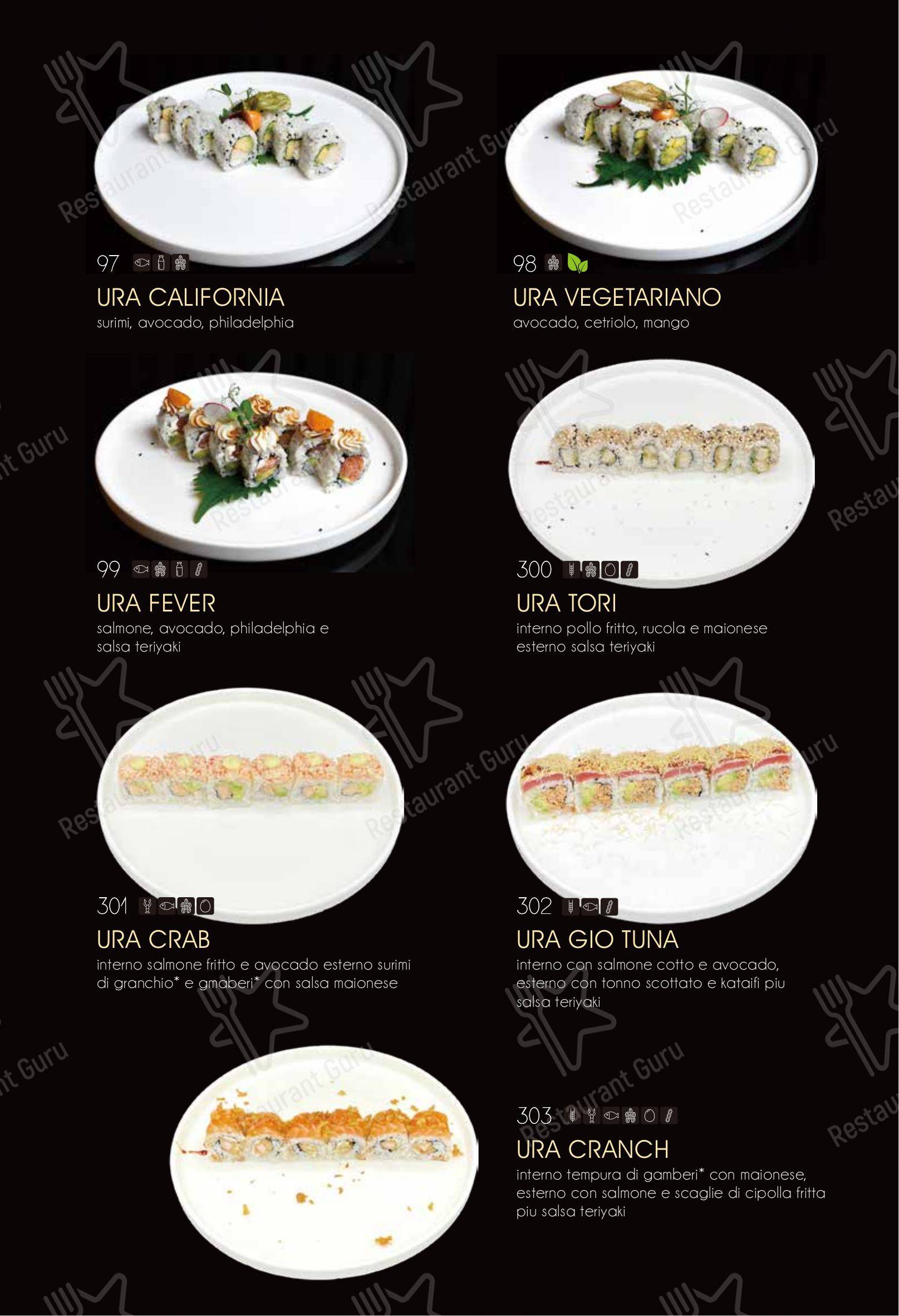 Menu bar per Ristorante Elite Sushi ristorante