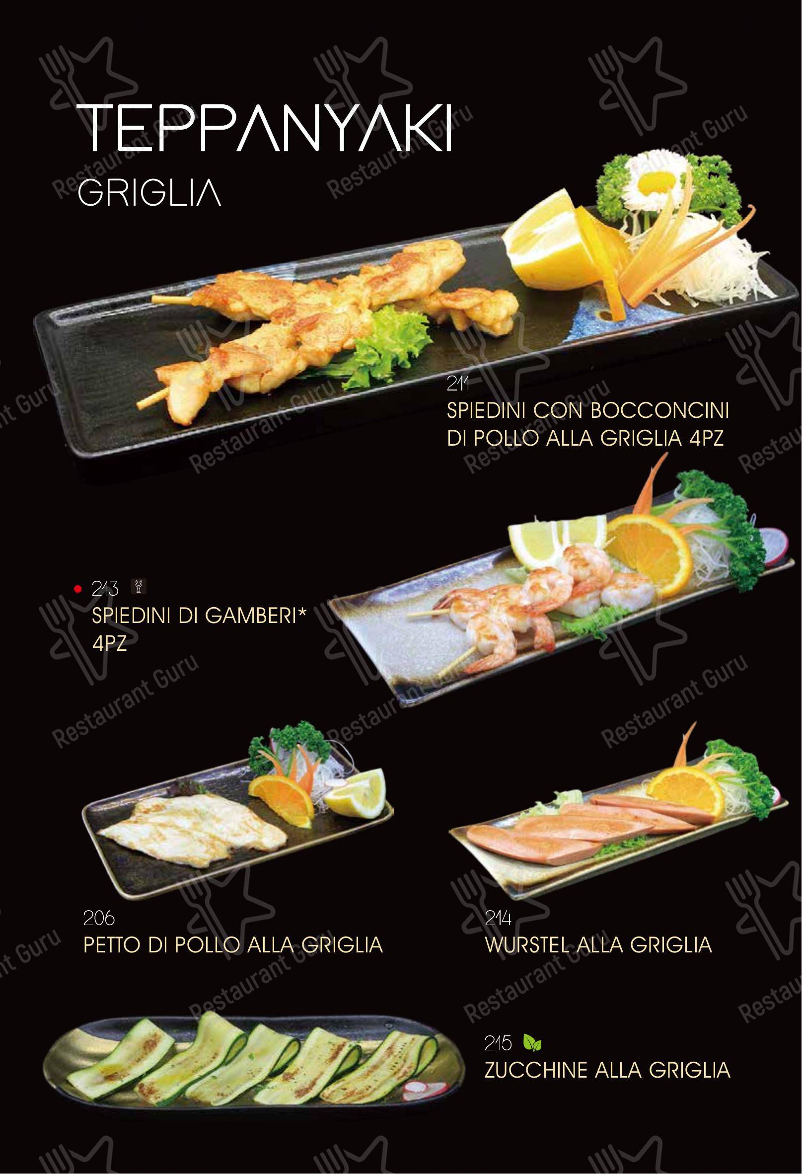 Ristorante Elite Sushi in Erba - Menu