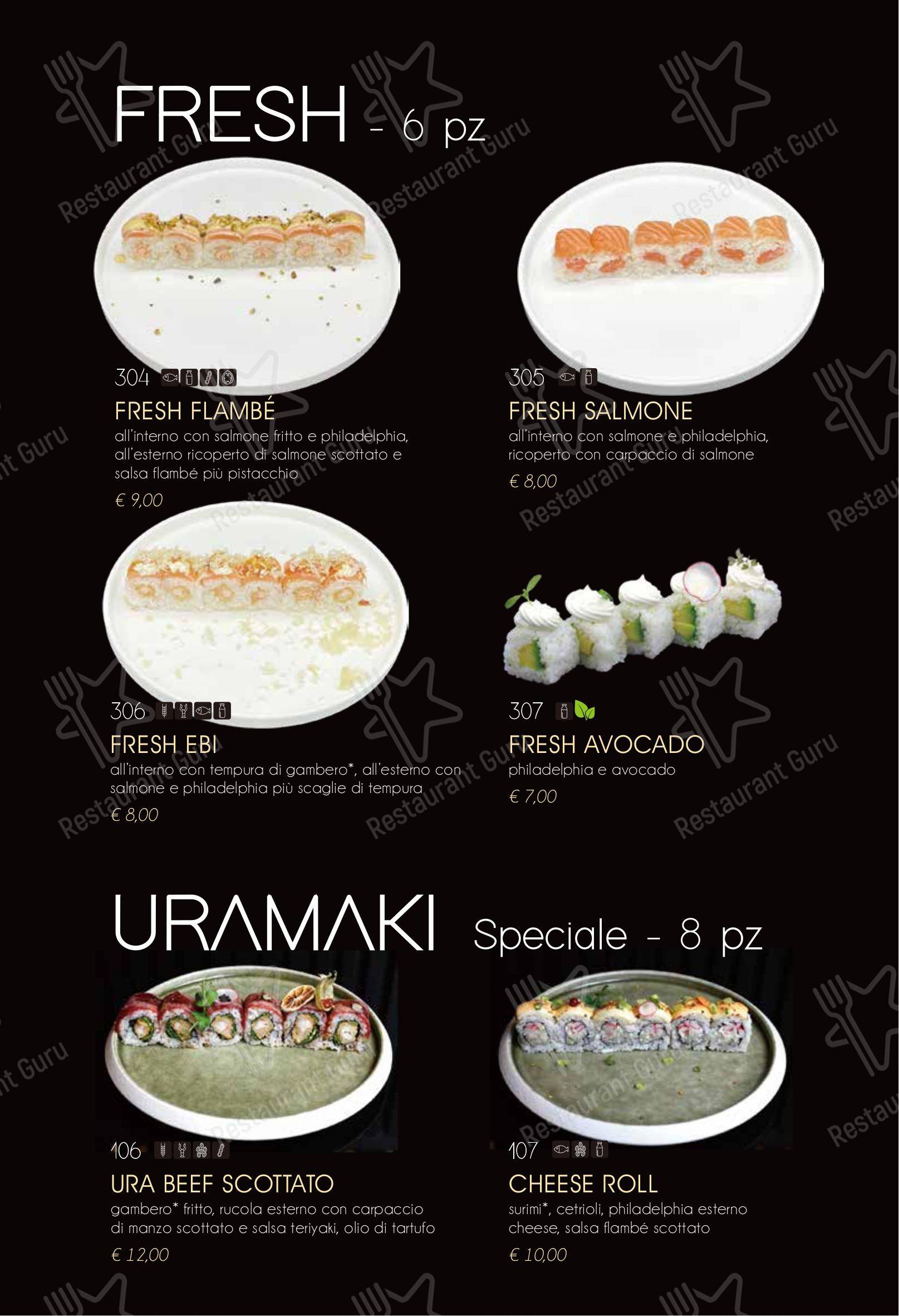 Ristorante Elite Sushi in Erba - 菜单