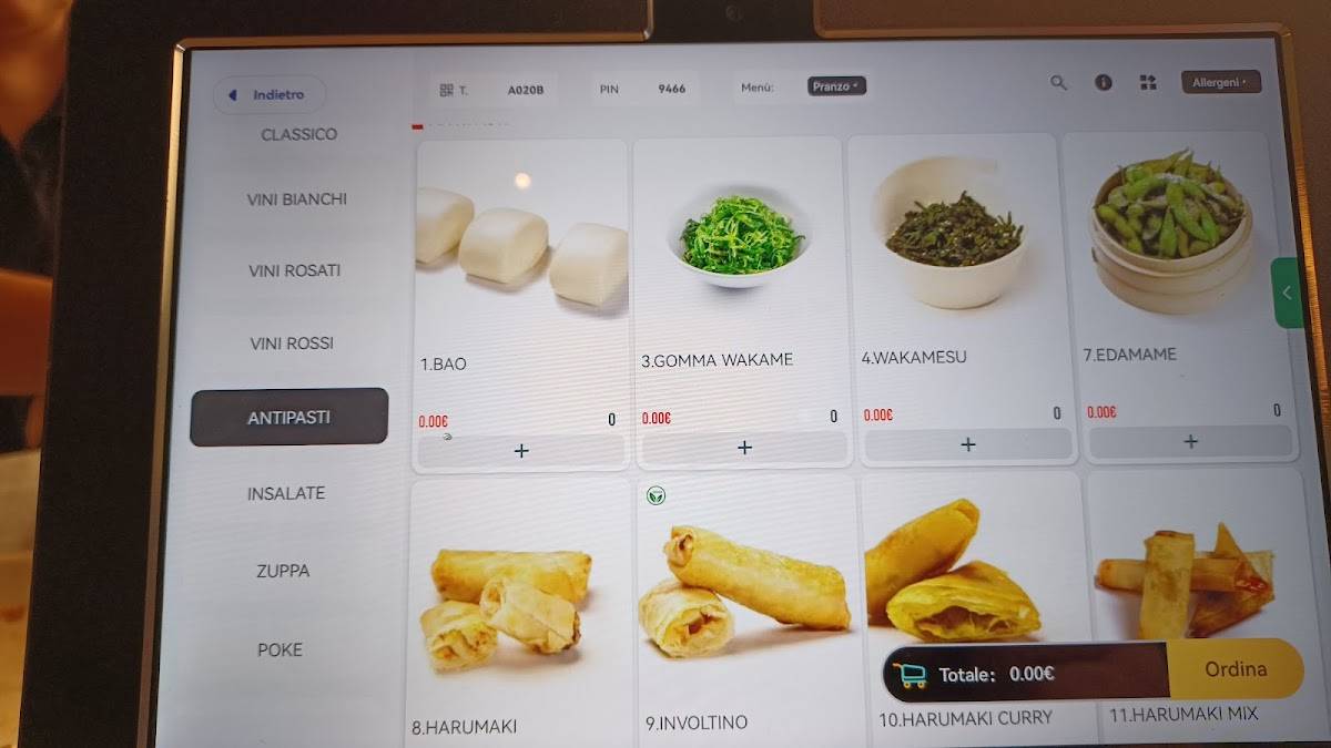 Menu di Moyà Asian Fusion Restaurant 