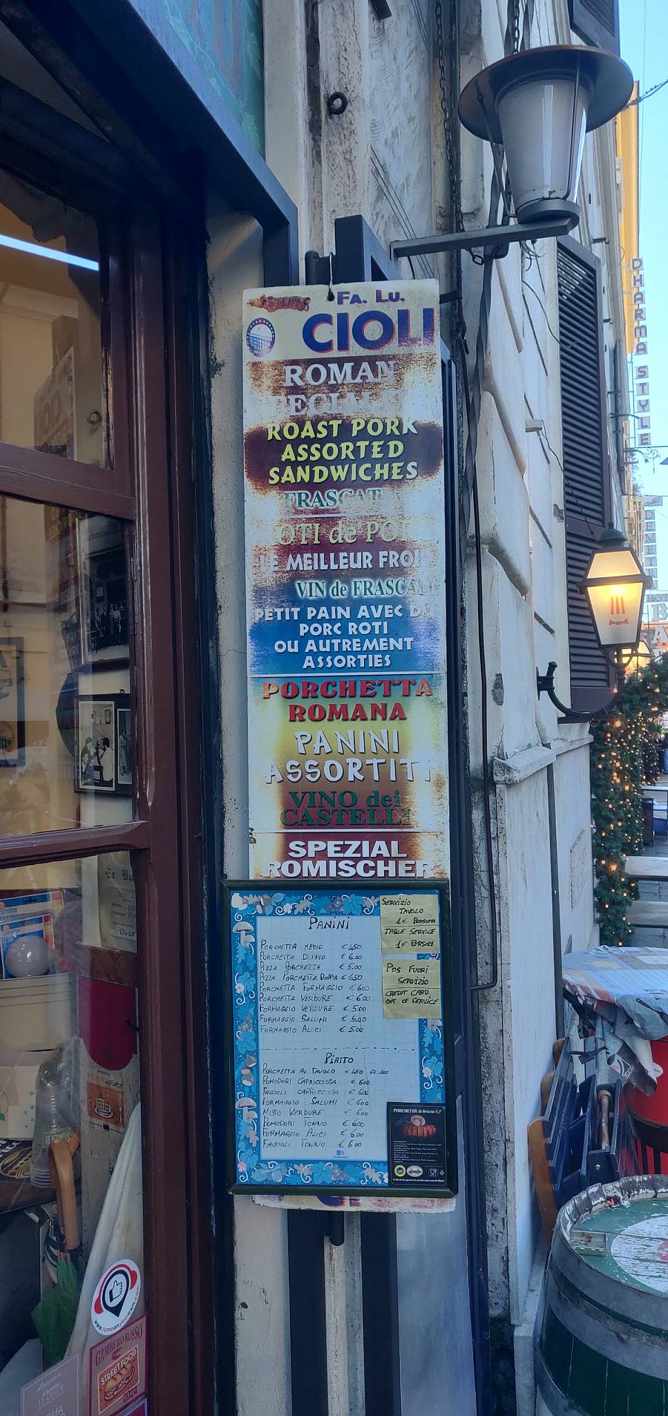 Menu di Er Buchetto 