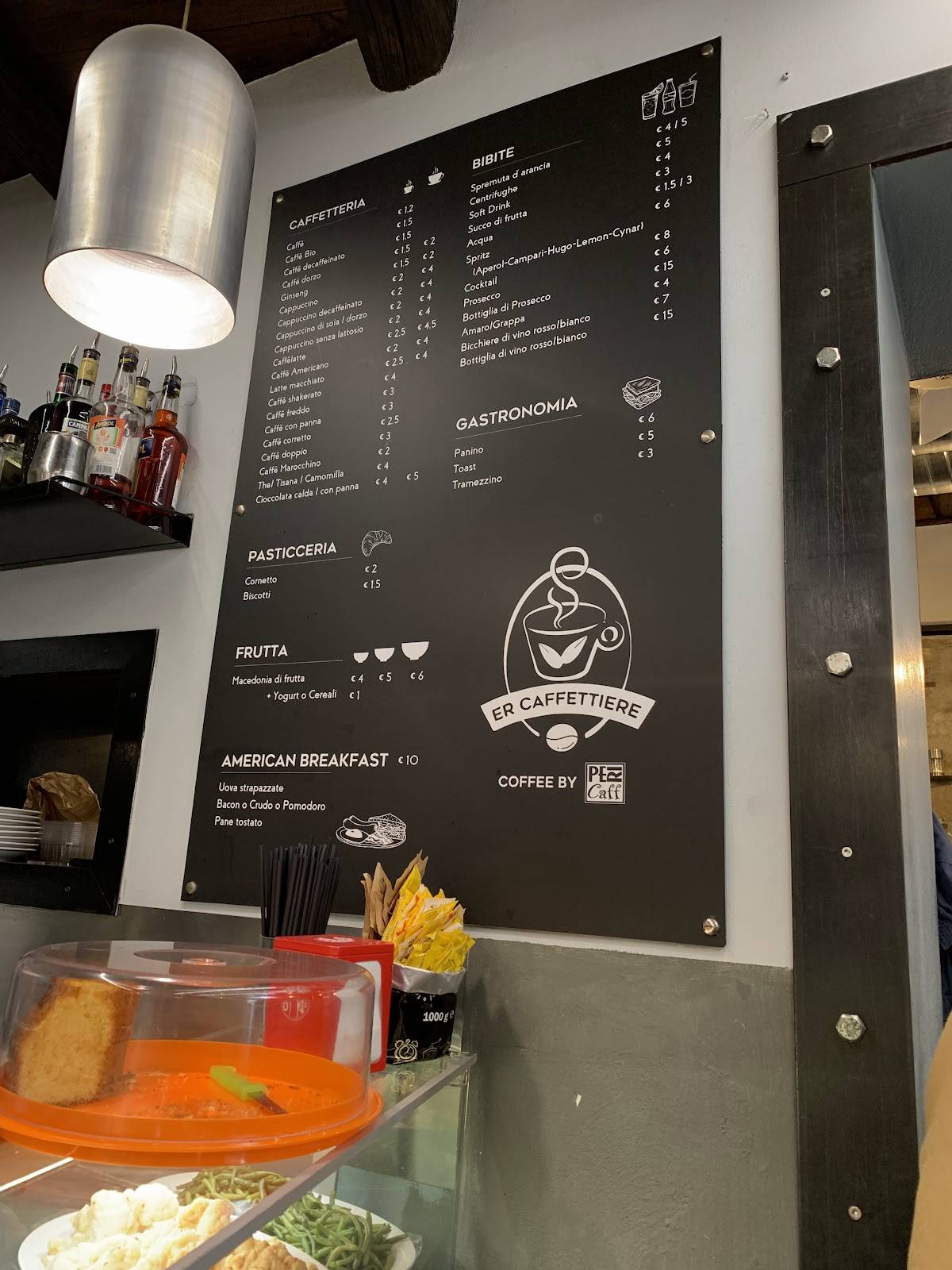 Menu di Er Caffettiere 