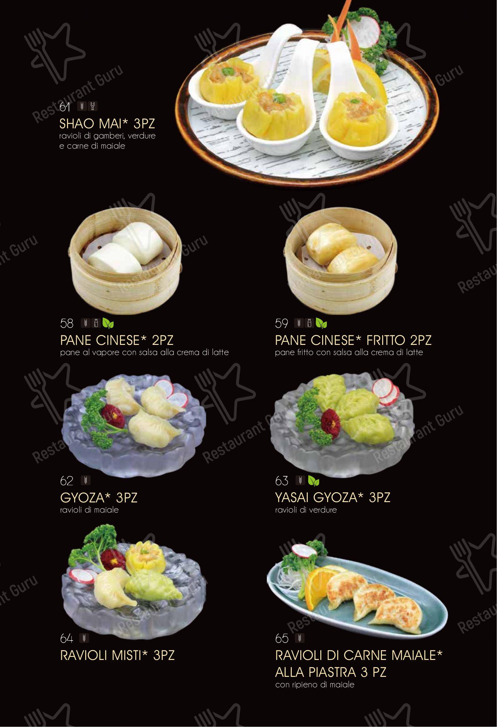 Menu per Ristorante Elite Sushi in Erba