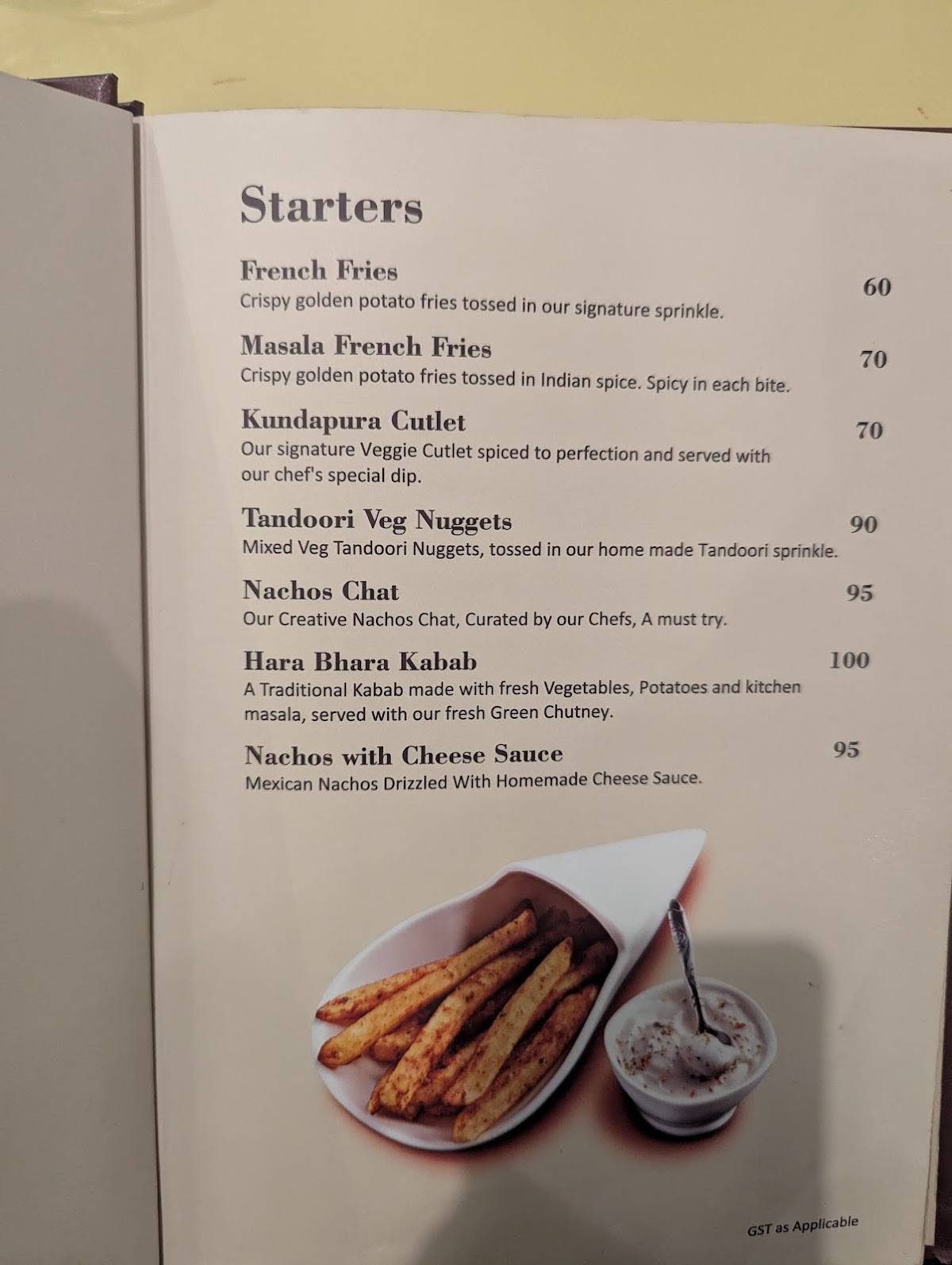 Eshanya Street Food Cafe - Kundapura menu