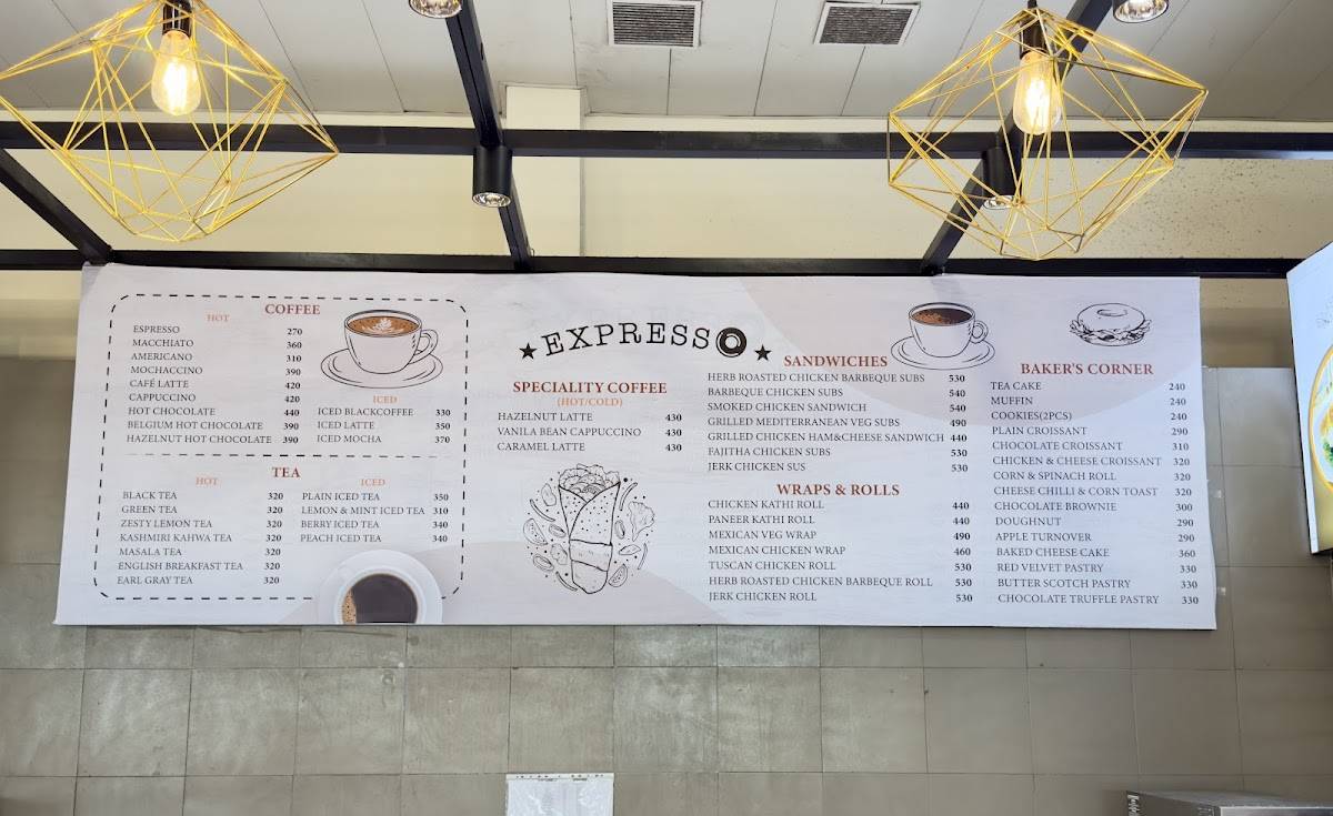 Expresso menu