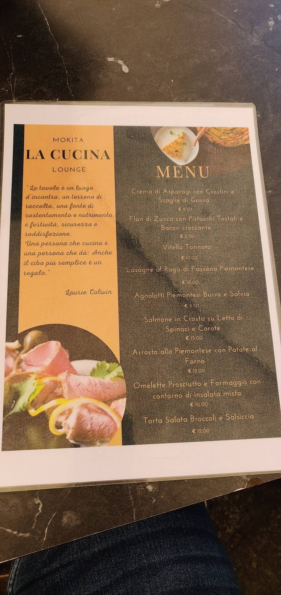 Menu di FAB - Coffee & Lounge Bar 