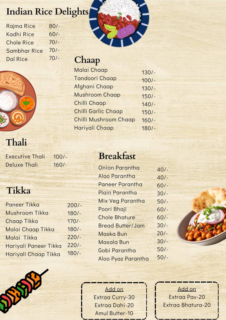 FA₹ZI cafe menu