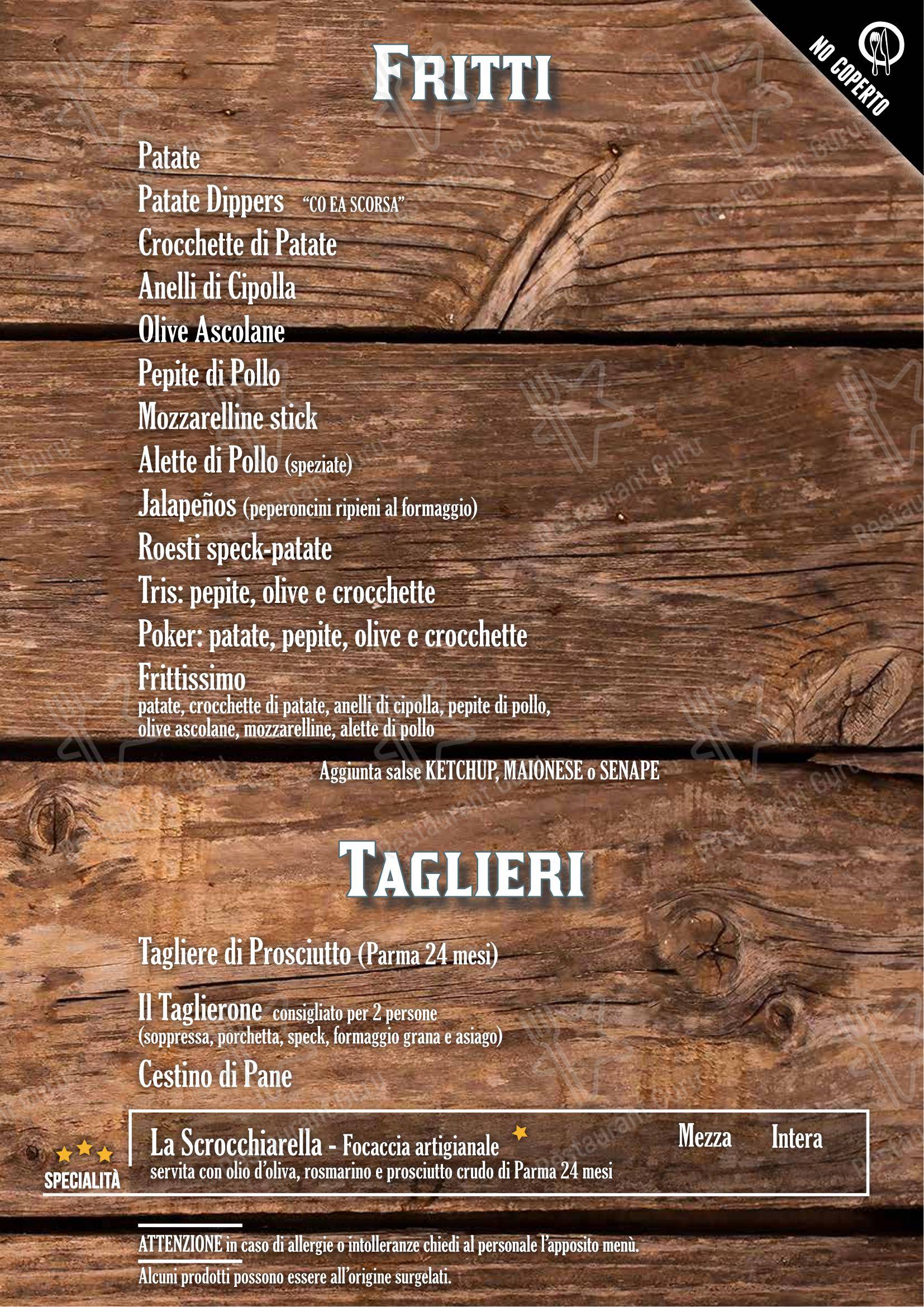 Menu per Fabbrica di Pedavena Mirano in Mirano