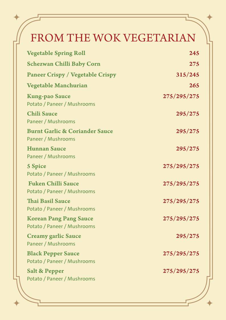 Farmhouse Sea n Sand menu