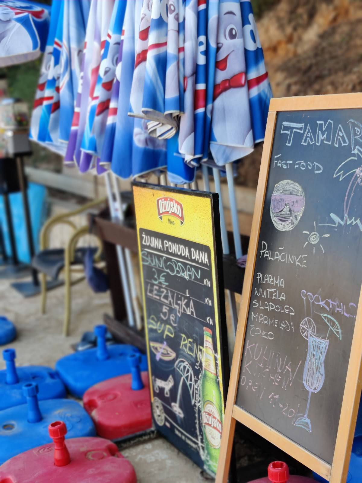 Menu di Fast food Tamaris 