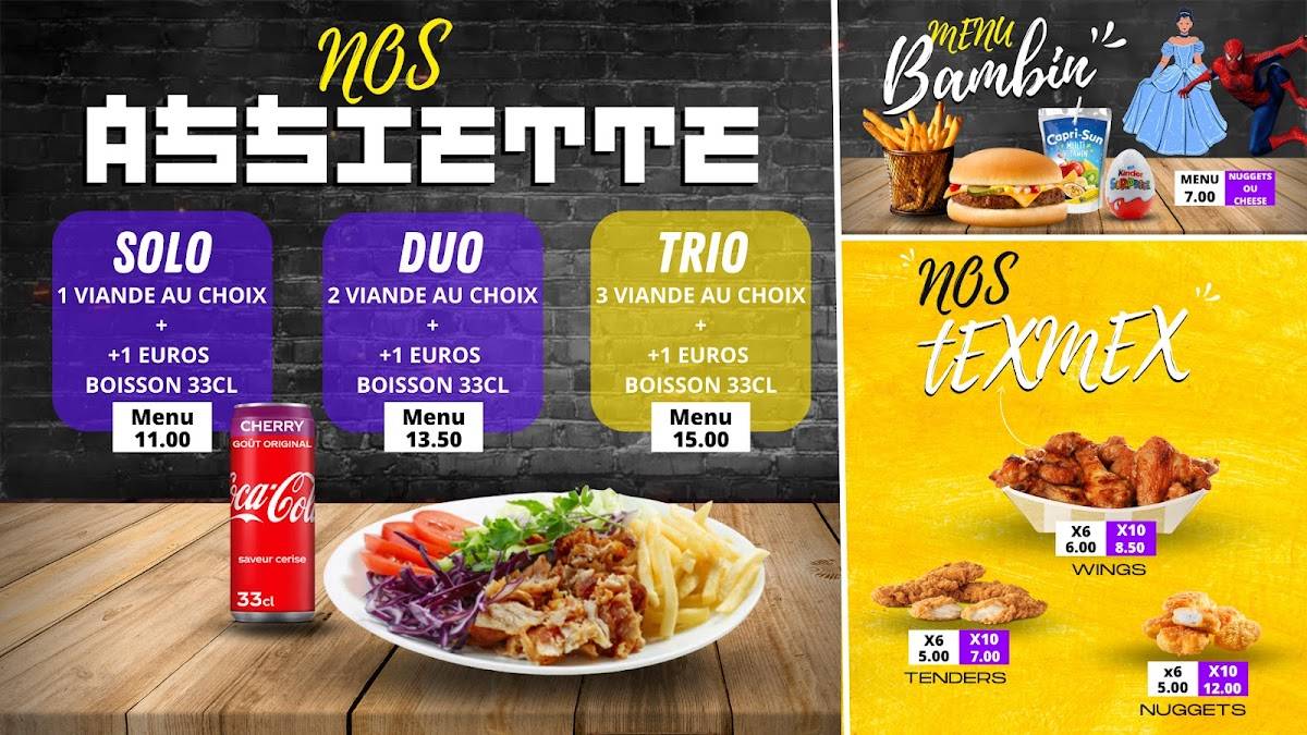 Menu de O'Bread
