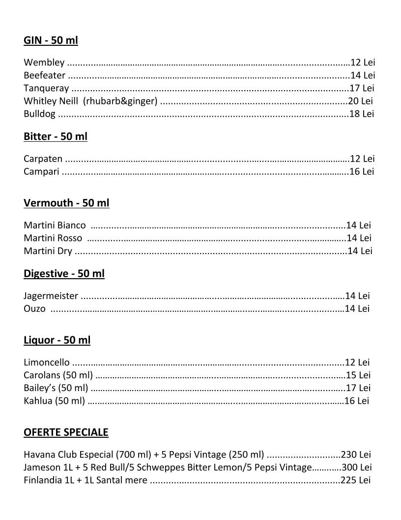 Menu de Flamingo Food