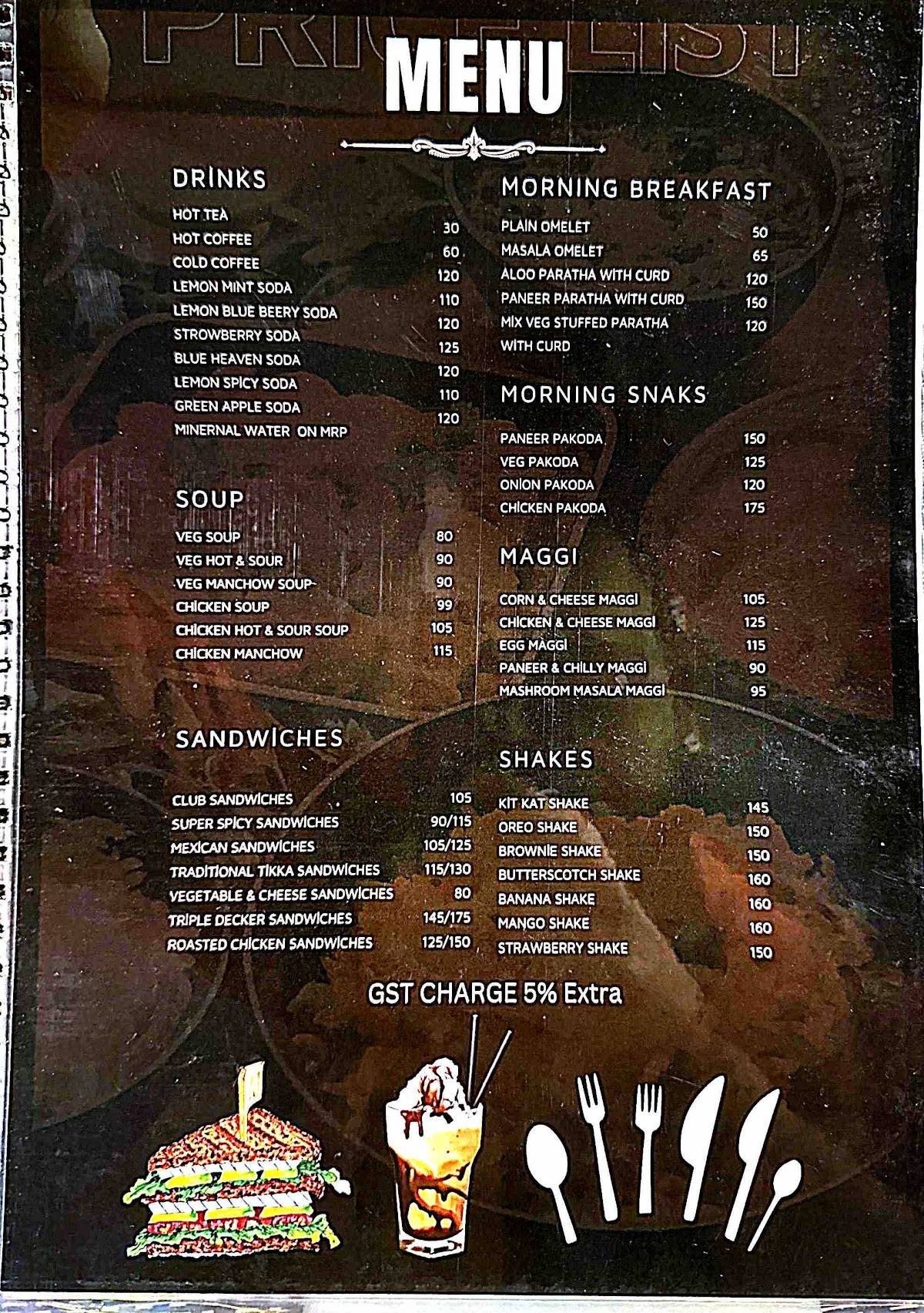 Food Basket Family Restaurant menu