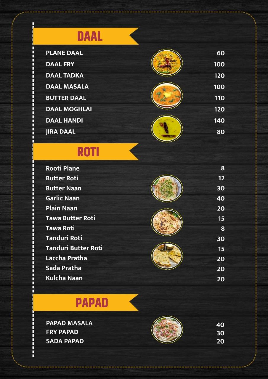 Food Mahal UP50 menu