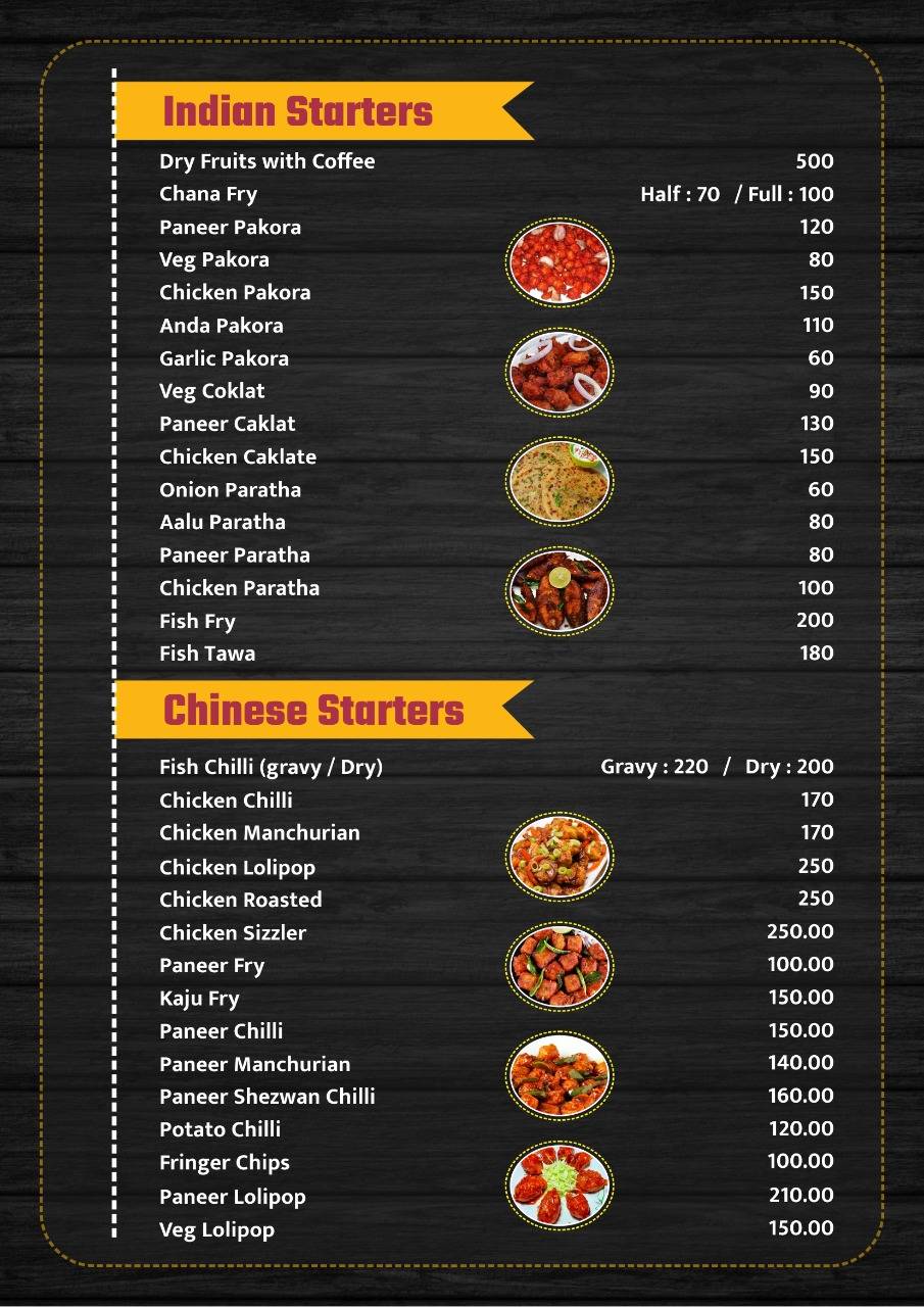 Food Mahal UP50 menu