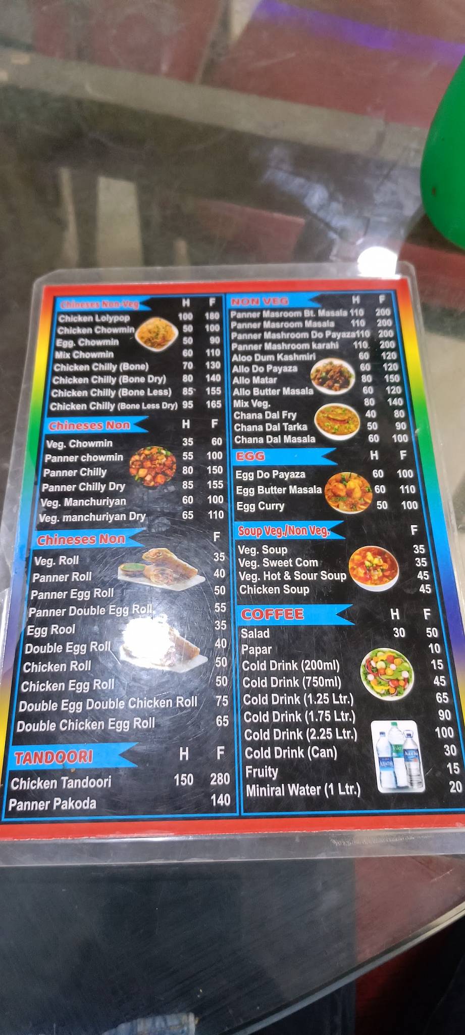 Food Point menu