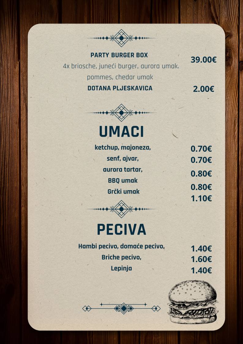 Menu di Food Yard 