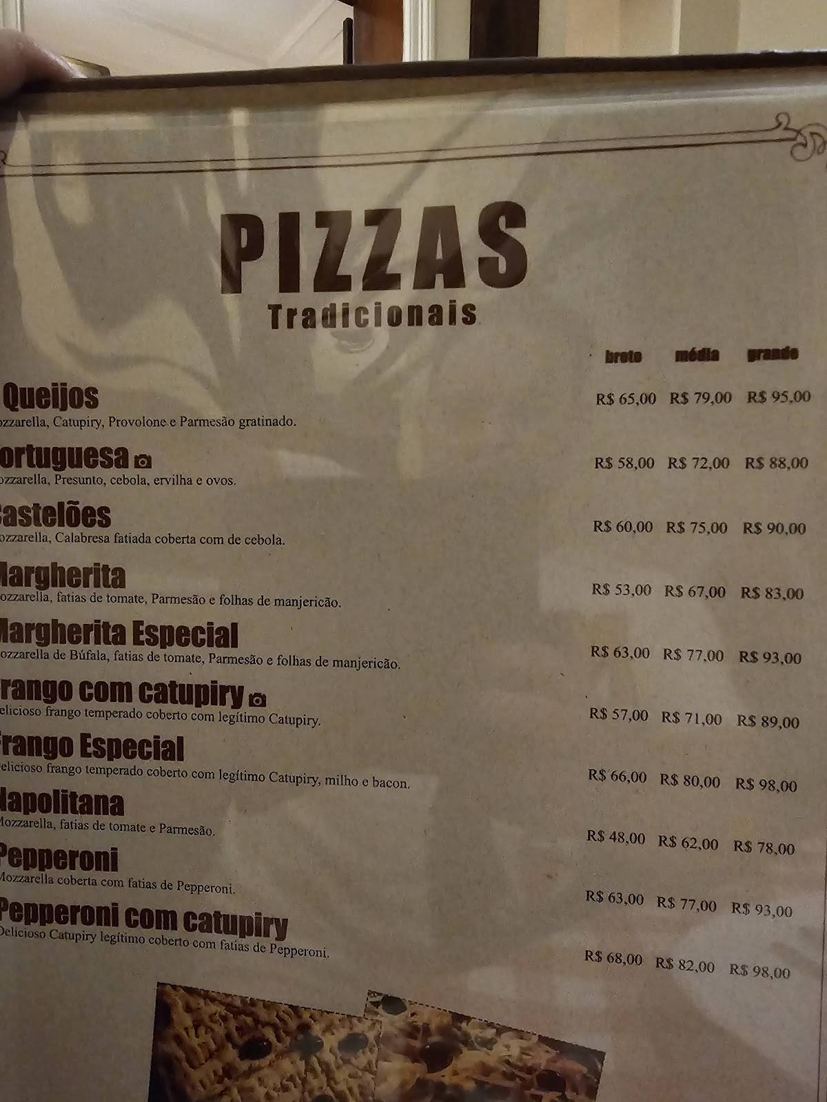 Forneria Maia cardápio