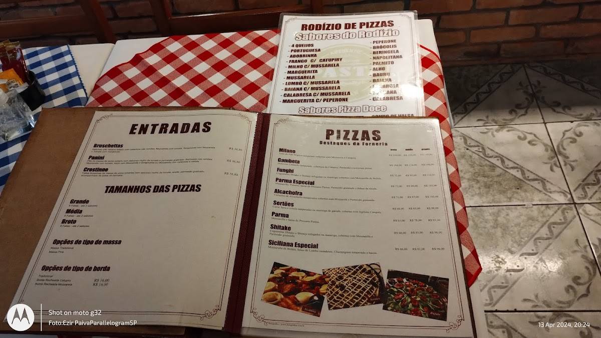 Forneria Maia cardápio