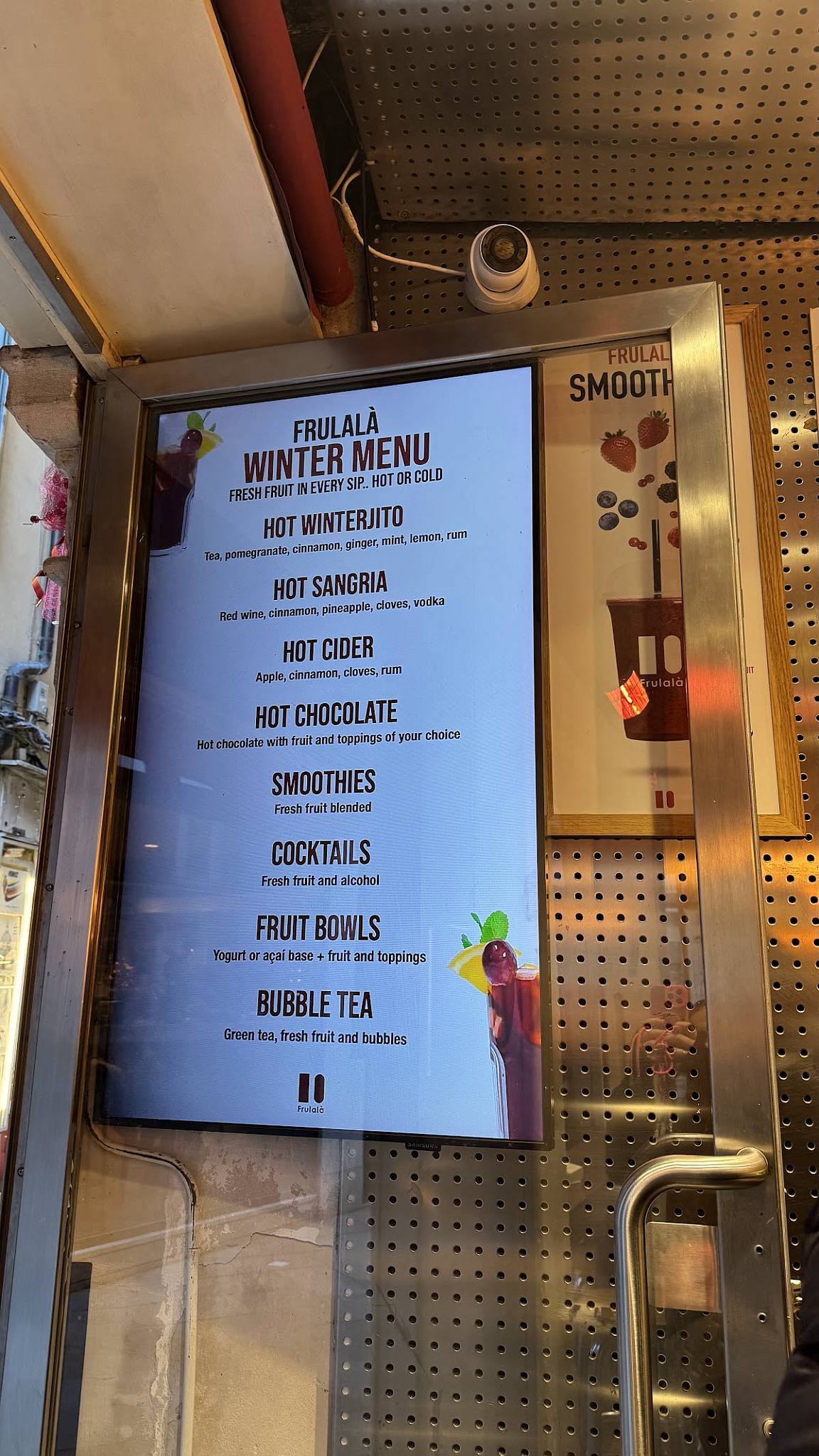 Menu di Frulalà 
