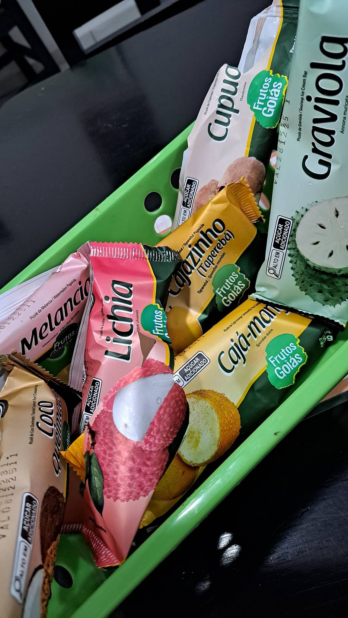 Frutos de Goias de Peruibe cardápio