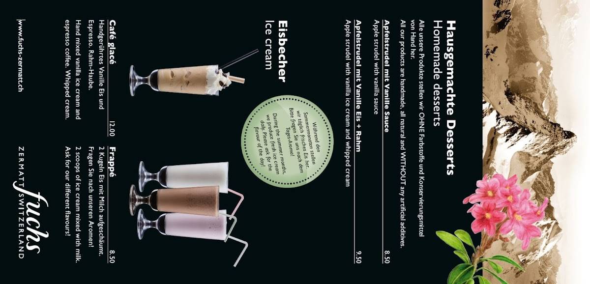 Menu di Fuchs Bäckerei 