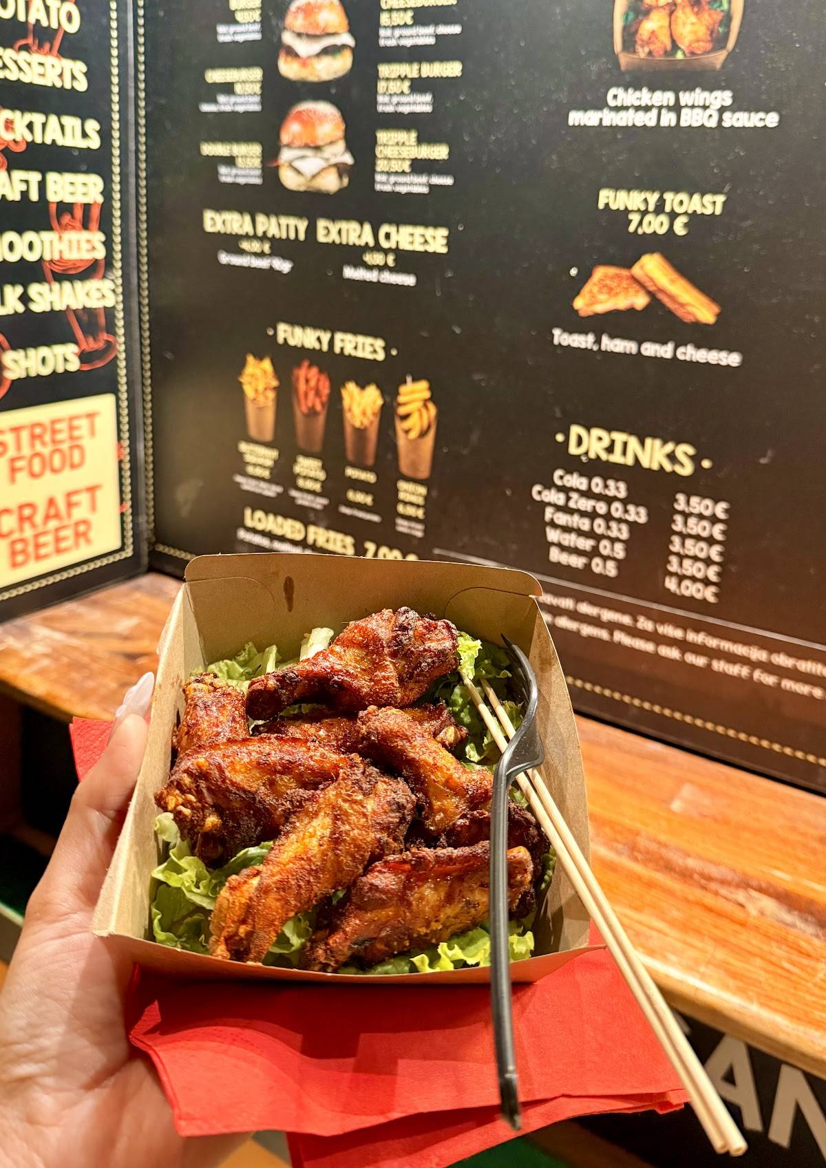 Menu di Funky George Streetfood & Craft 