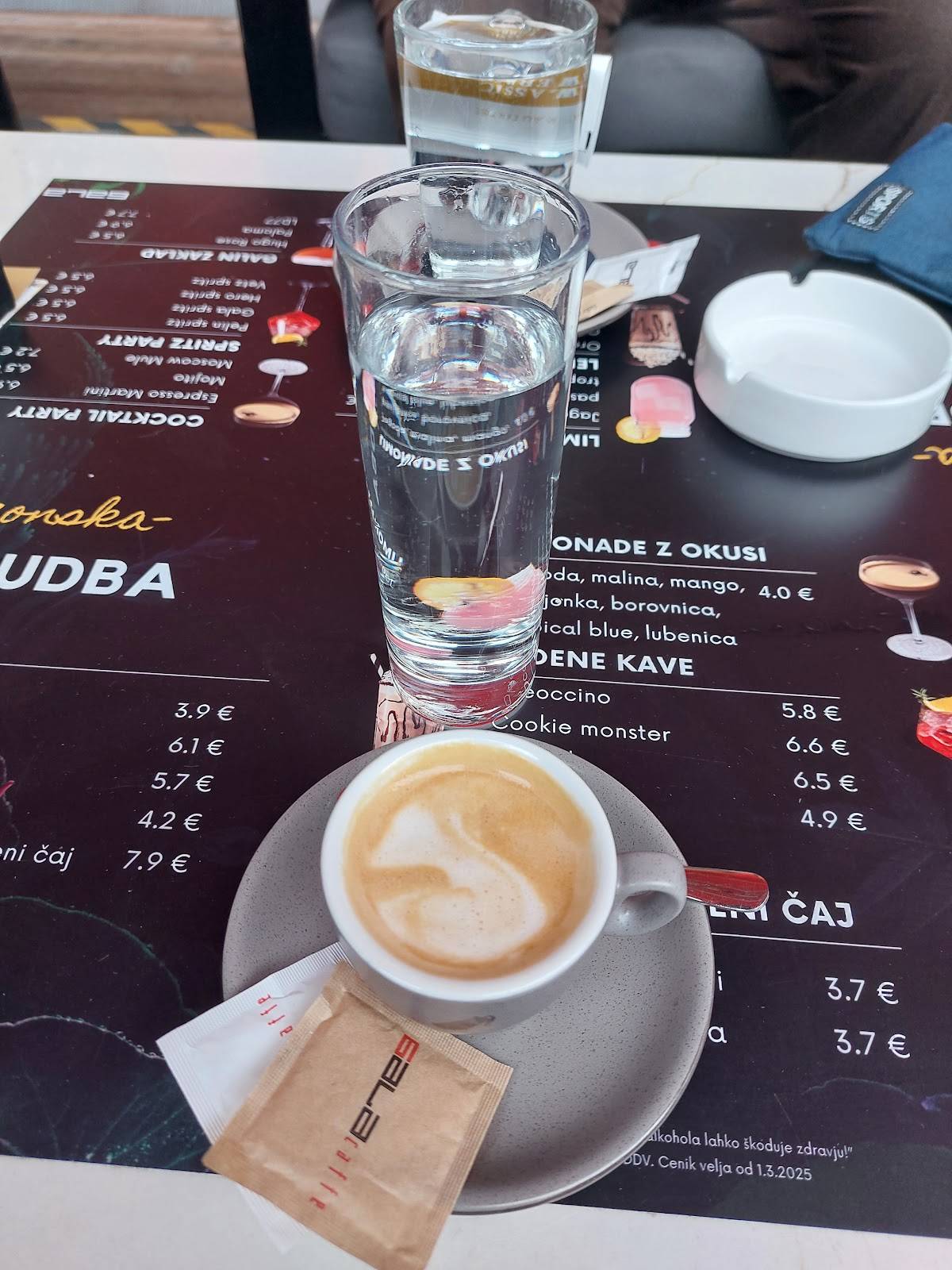 Menu di Gala Cafe 