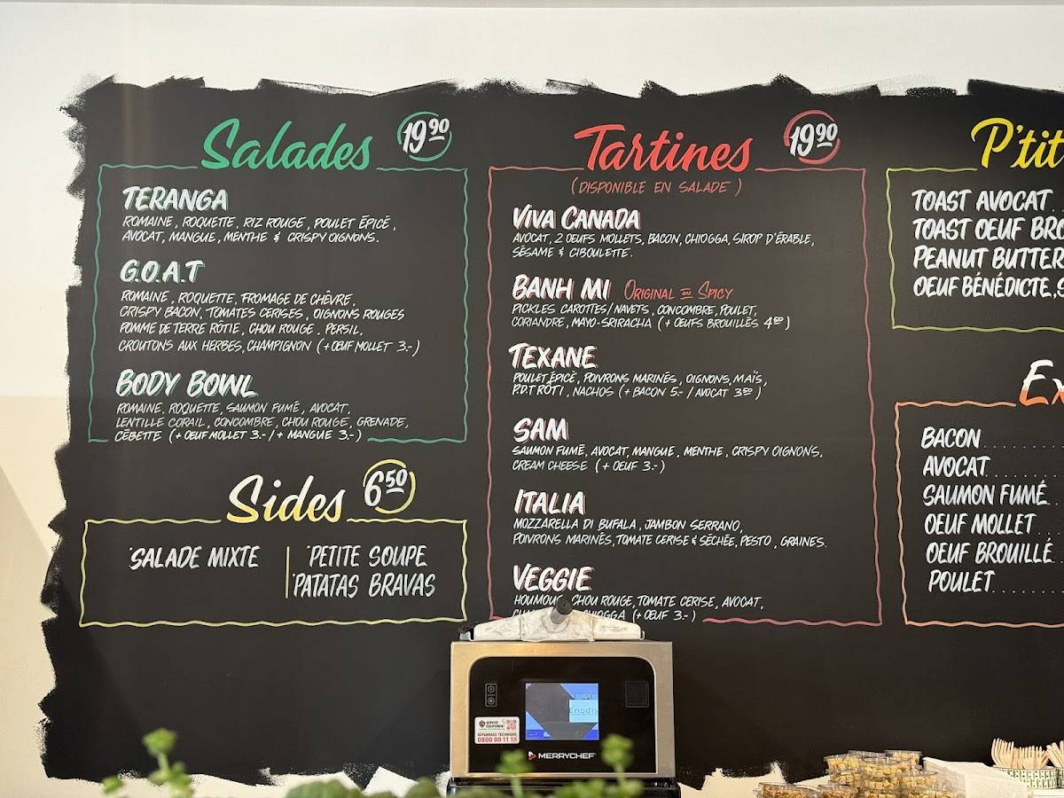 Menu di Oh Martine! 
