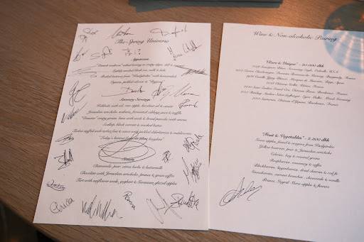 Menu de Geranium