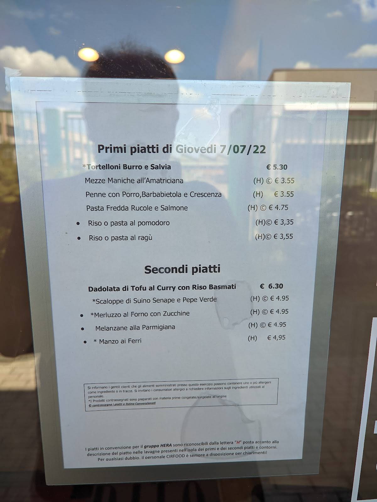 Menu di RITA Ghirigoro 