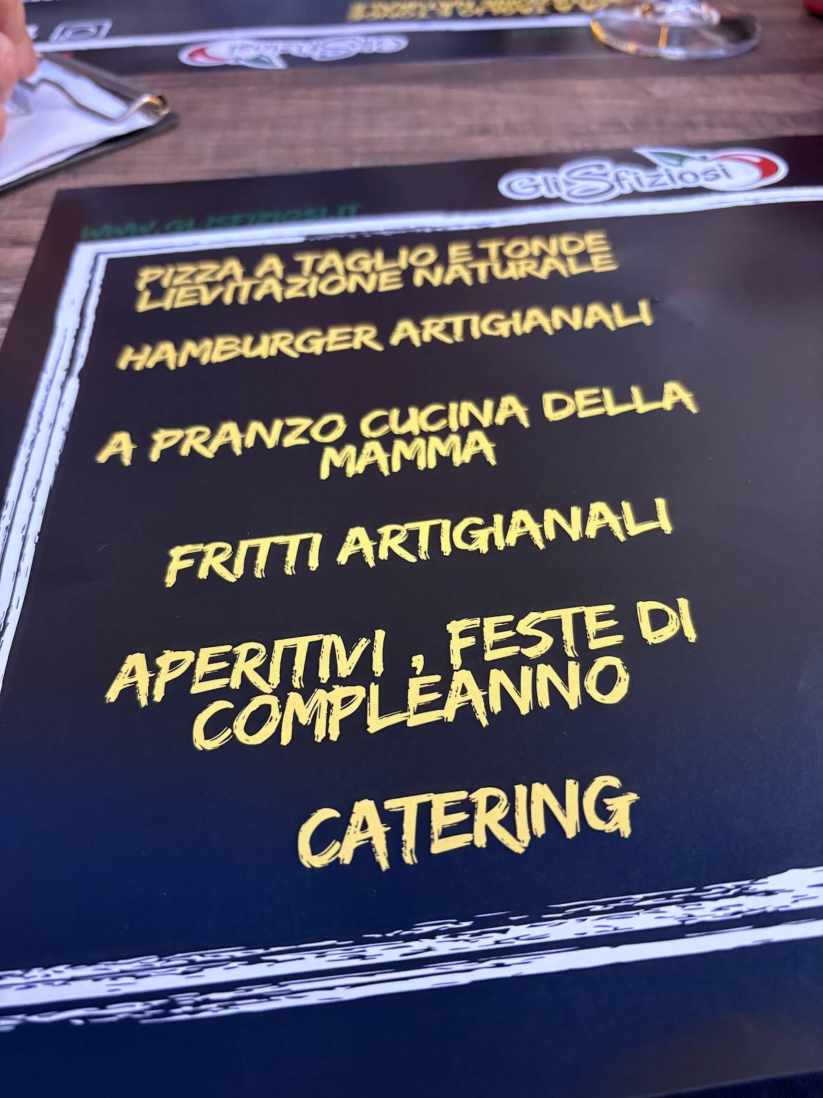 Menu di Gli Sfiziosi 