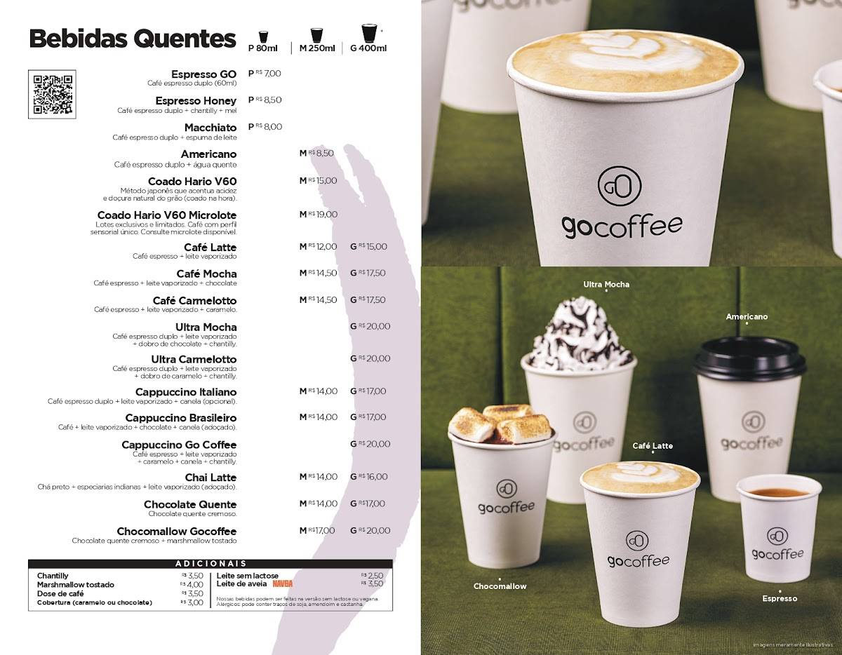 GoCoffee Cascavel cardápio