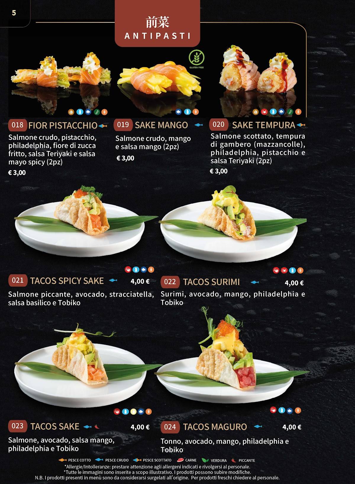 Menu di Gohan Modica - Ristorante Giapponese 