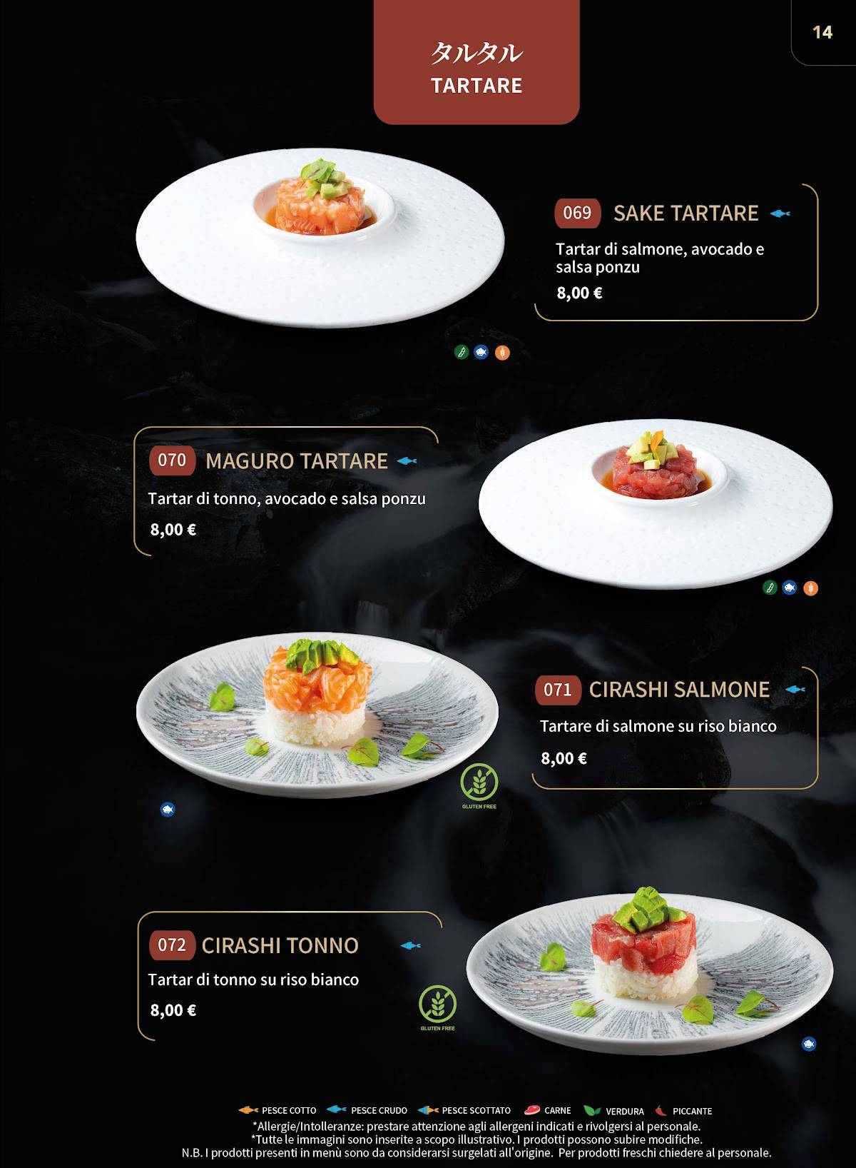 Menu di Gohan Modica - Ristorante Giapponese 