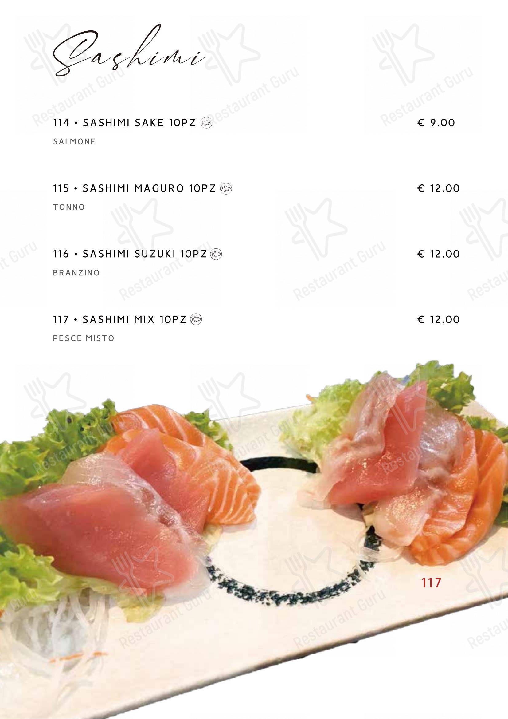 Gohan in Curno - Menu bar