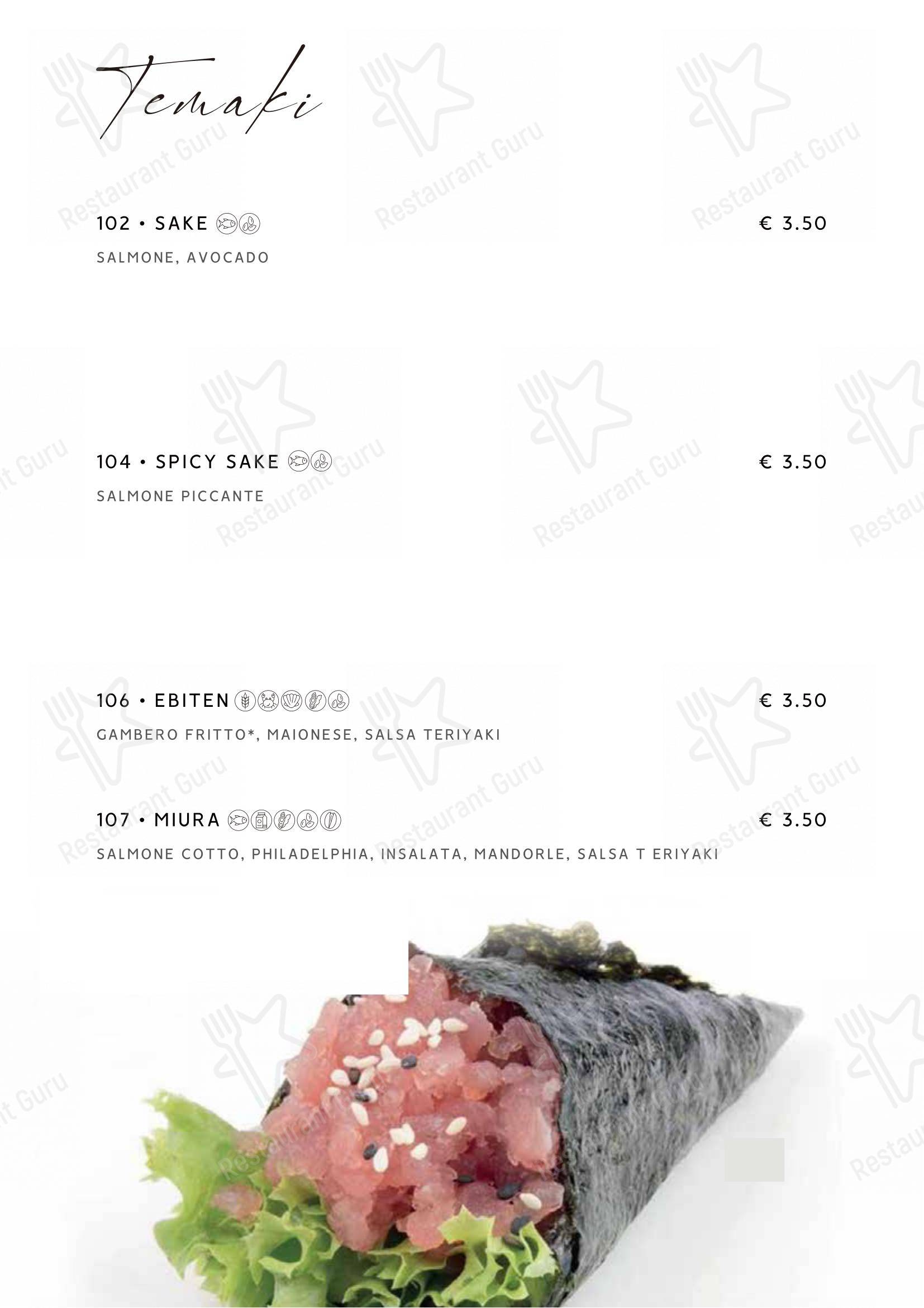 Menu di Gohan - Menu