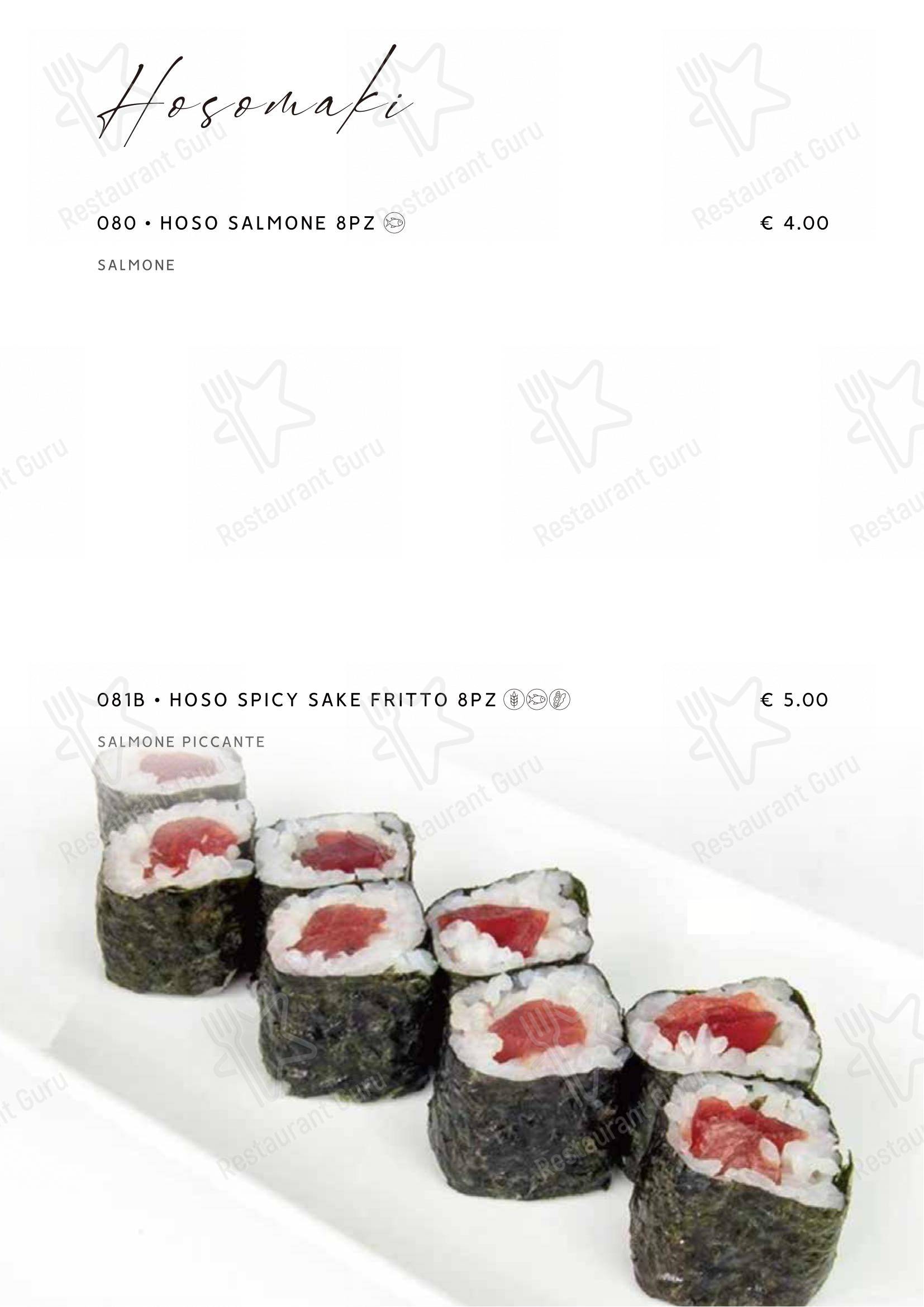 Menu di Gohan - Menu