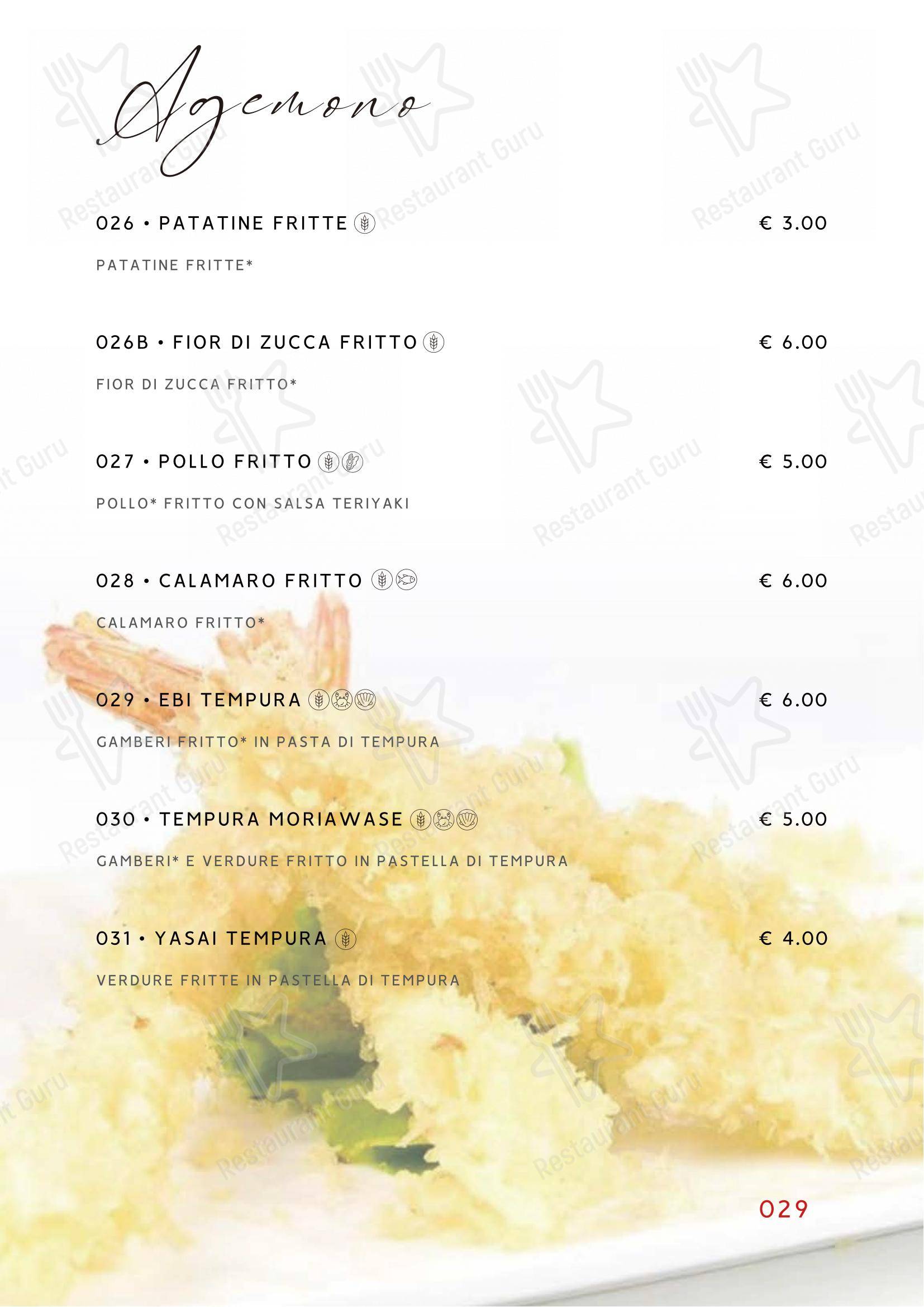 Menu di Gohan - Menu bar