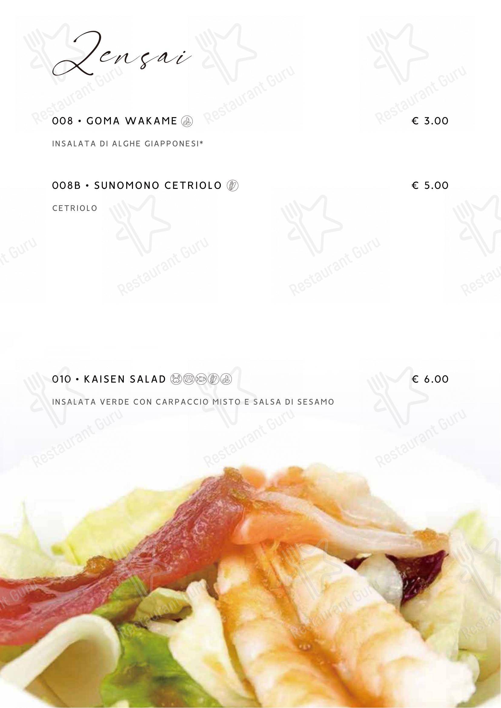 Gohan in Curno - Menu