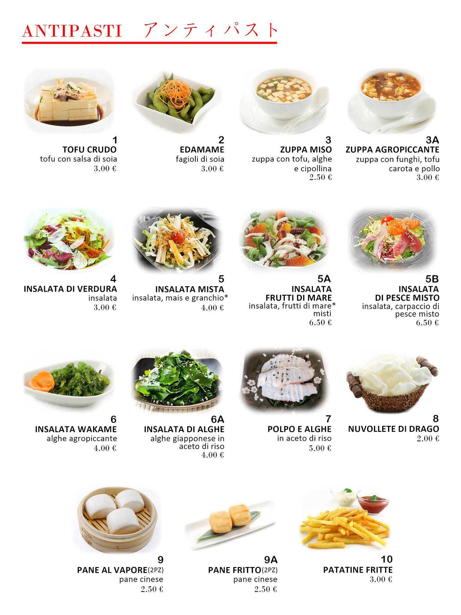 Menu di Gold Sushi - Japanese & Asian Fusion Restaurant 