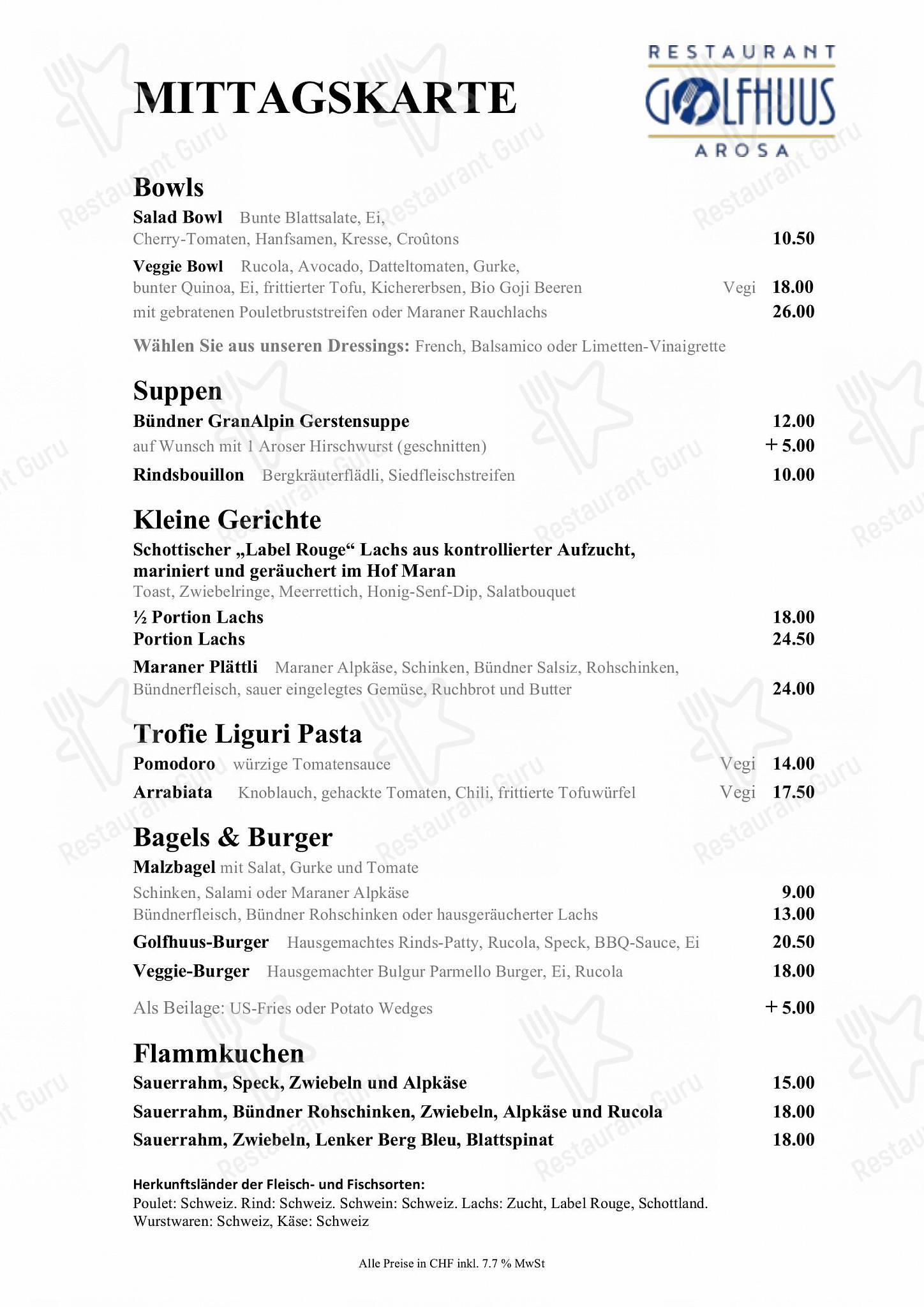 Boronia Catering Menu Pack per Golfhuus goes Asia ristorante