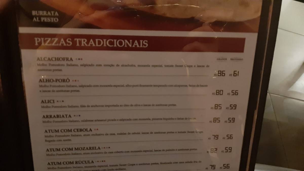 Graça Di Napolli cardápio