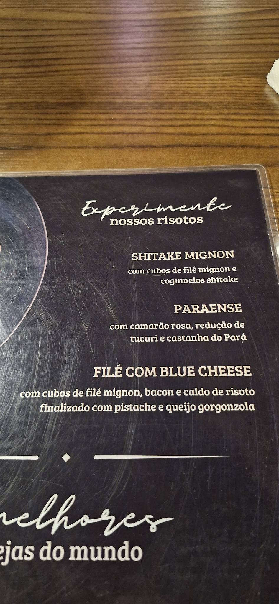 Gramophone Café cardápio