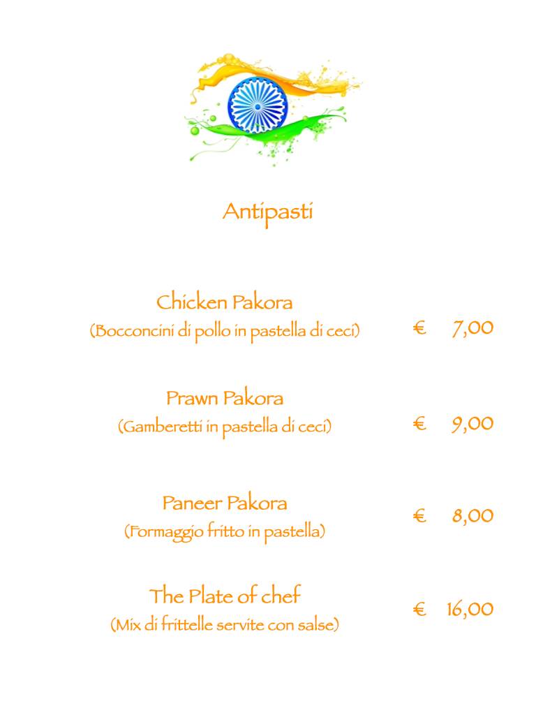 Menu di Ristorante Pizzeria Hotel Grillo Verde 