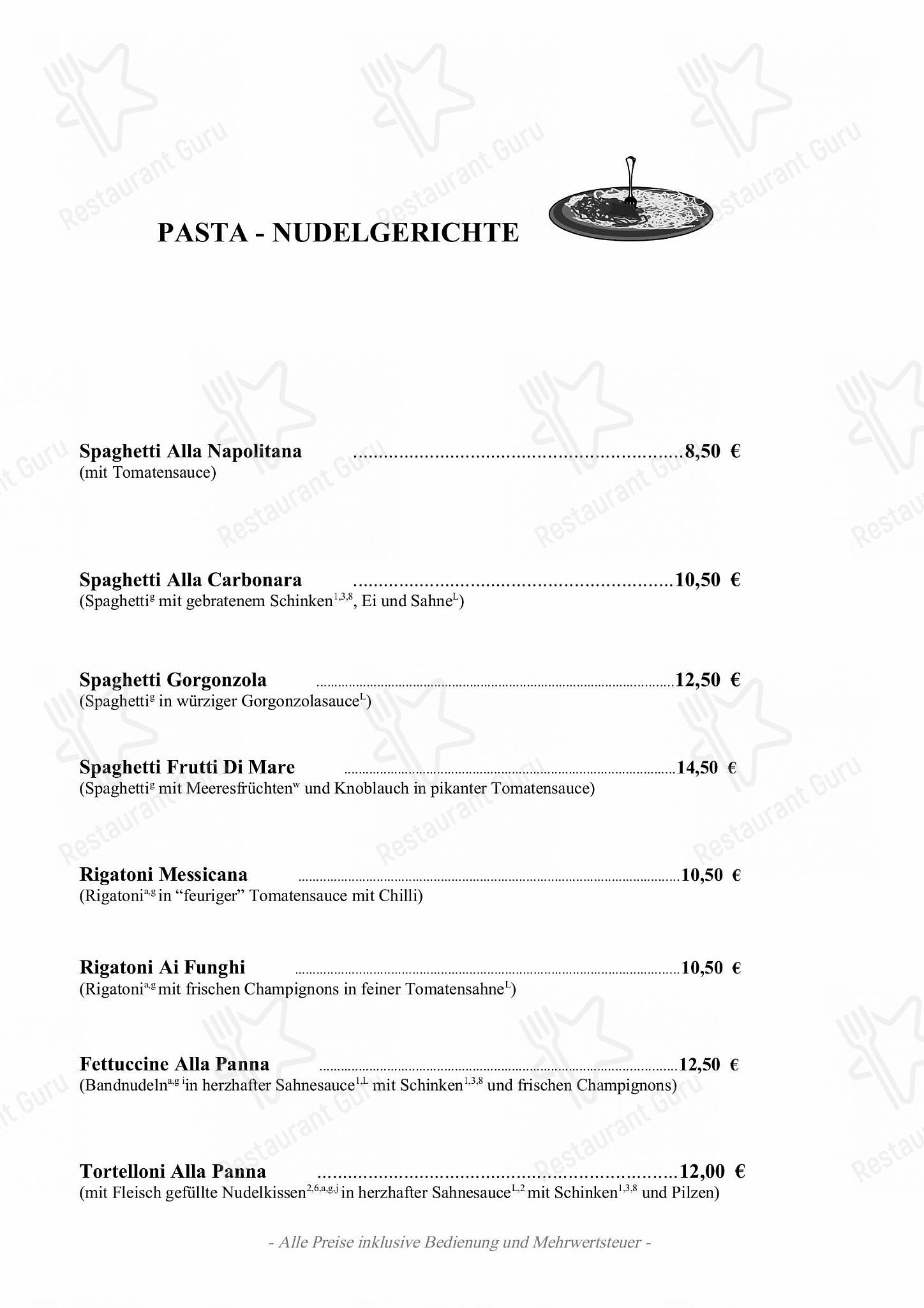 Speisekarte Von La Grotta Pizza Wurzen Badergraben 2a